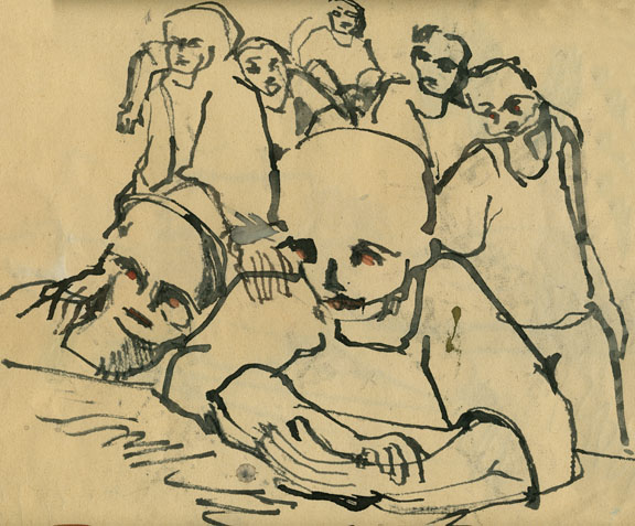 1972_art_encre de chine_enfants