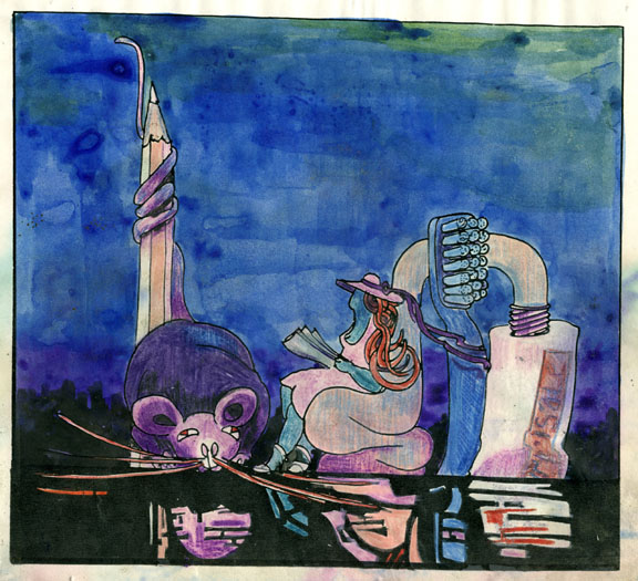 1979_art_gouche sur photocopie_dentifrice2_sel