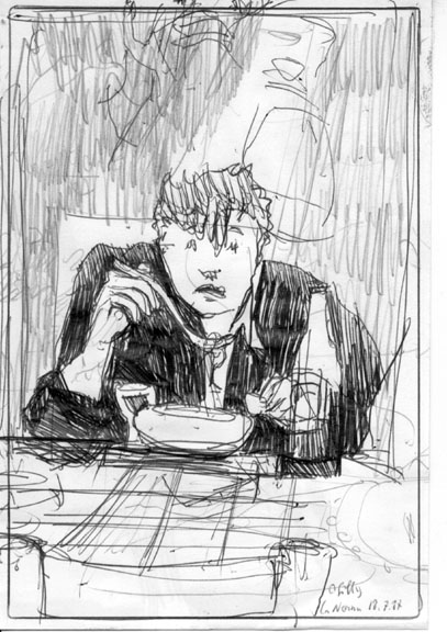 1987_art_client à la nonna_croquis